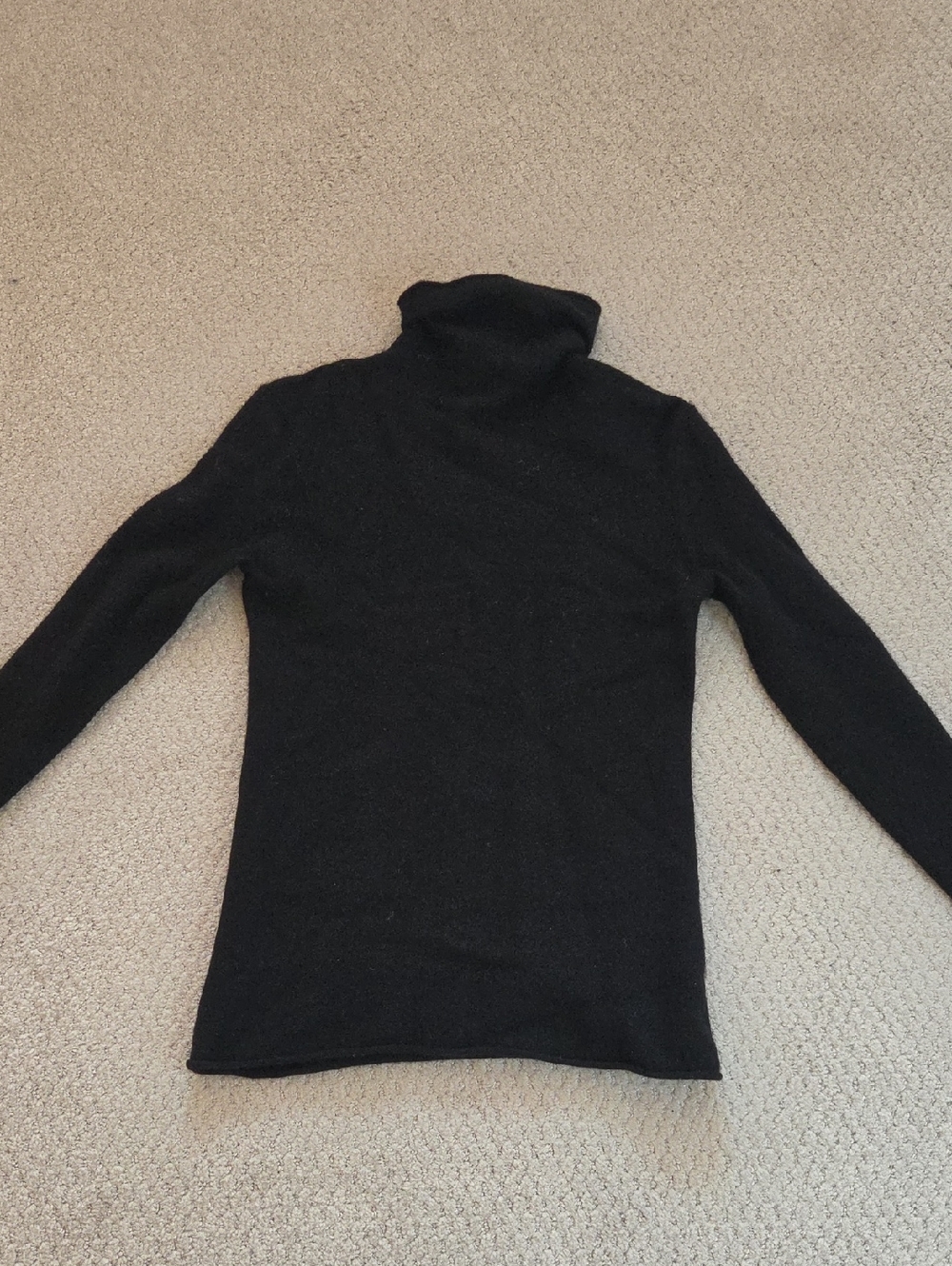 Halogen 100% Cashmere Black Turtleneck Sweater - Women's